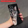 2DFlat Samsung Phone Case Green-Eyed Tabby Cat Portrait Phone Case Applicable To Galaxy S23 S24 S25ULTRA S26 A12 A14 A15 A16 A54 A55