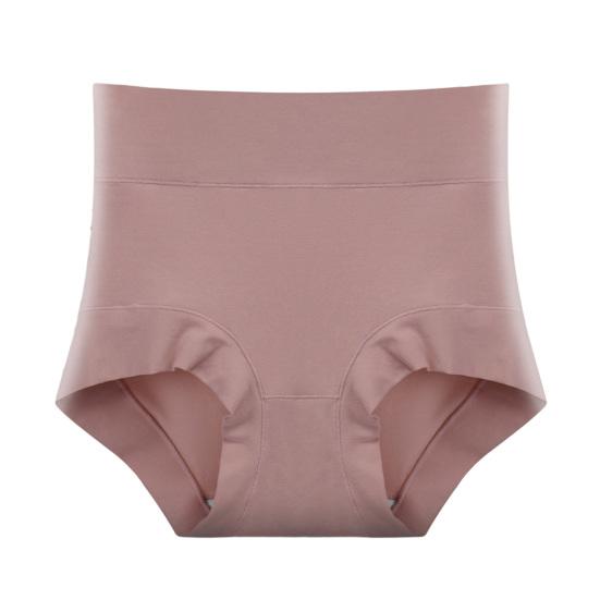 Damen Hohe Taille Baumwolle Unterwäsche Bauchkontrolle Einfarbig Stretch Atmungsaktiv Damen Damen Slips Unterhosen