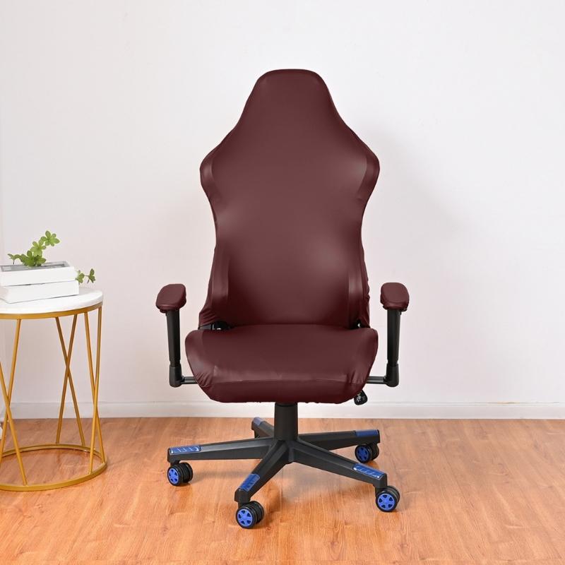 Color PU Gaming Chair Covers Stretchable Chair Slipcovers Enhances Durability and Chair Protections