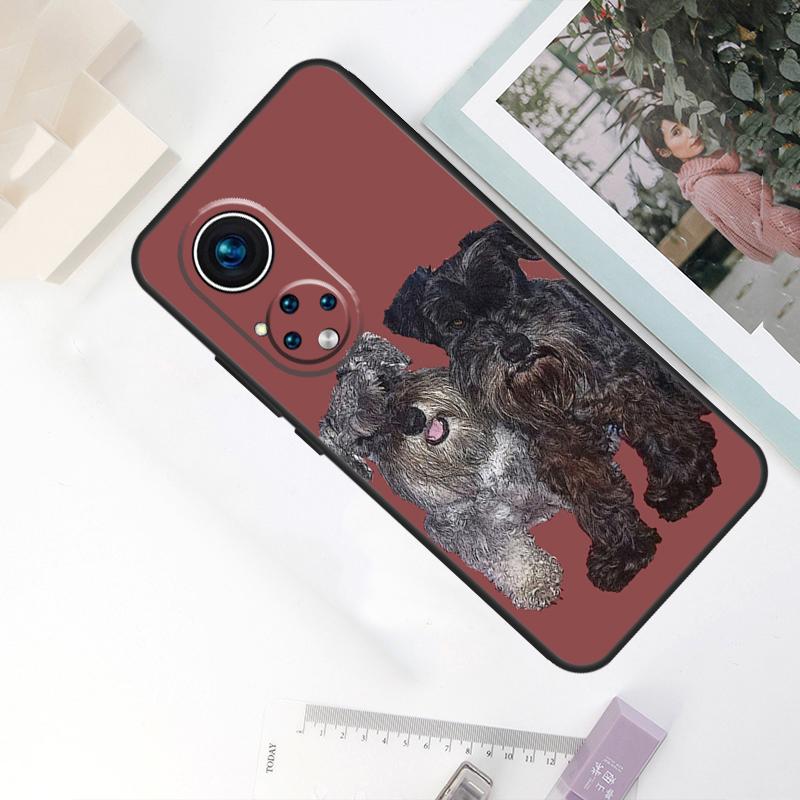 

Schnauzer Puppy Dog Art For Honor Magic 7 Lite 5 6 8 Pro Case For Honor 200 400 90 70 50 Win RT X8c X8b X9b X9c X9d Honor 50