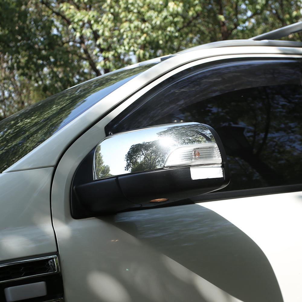 For Ford Everest 2015 - 2021 Ranger 2015 - 2022 Rearview Mirror Cover Cap 2Pcs Side Mirror Trim Sticker Styling Accessories