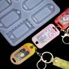 Geometry Shape Ornament Mold DIY Keychain Pendant Jewelry for Key Chain Decor