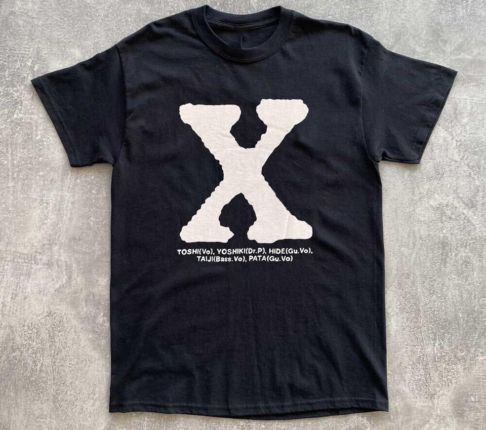 80s X Vintage Band Black Short Sleeve All Size Shirt AM230 Unisex T-Shirt Graphic Tee XL