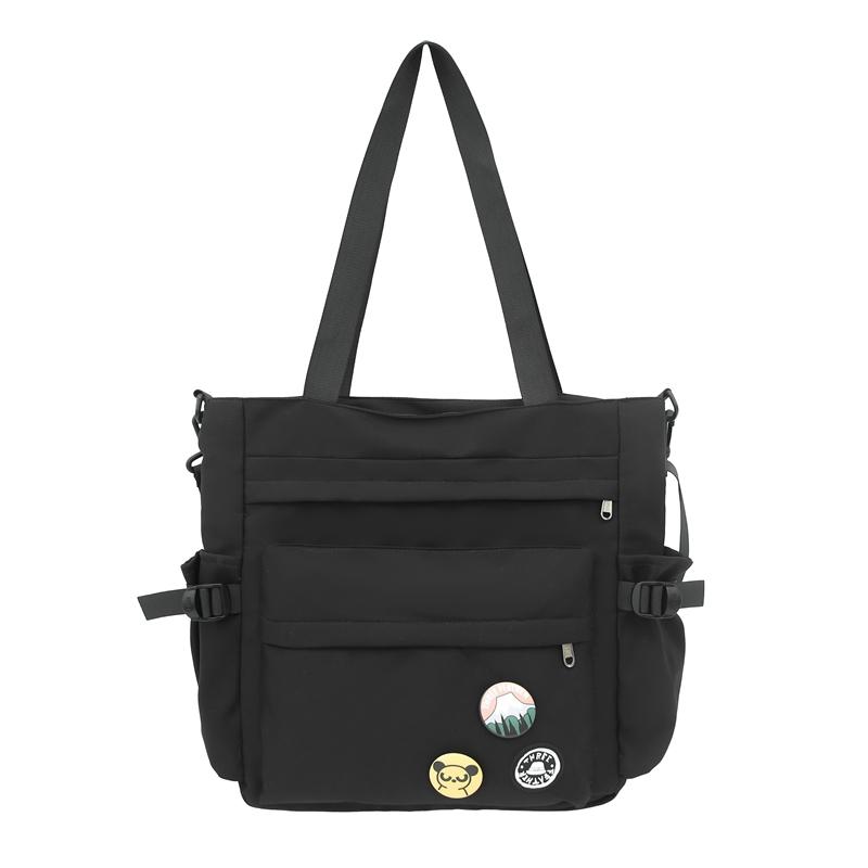 Men's Messenger Bag Large Capacity Student Crossbody Bag Women's Portable Commuter Shoulder Bag