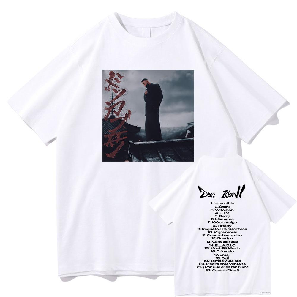 2025 Summer  Album DON KBRN Tshirt Eladio Carrión Fashion Men and Women Clothing Harajuku Summer Graphic T Shirts for Fans Gifts