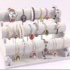 Flocking Three-Layer Bracelet Watch & Jewelry Display Stand