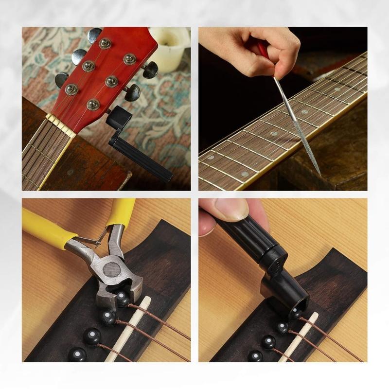 Guitar Tools Complete Guitar Setup Kits Repair Tools for Ukulele Bass Mandolin