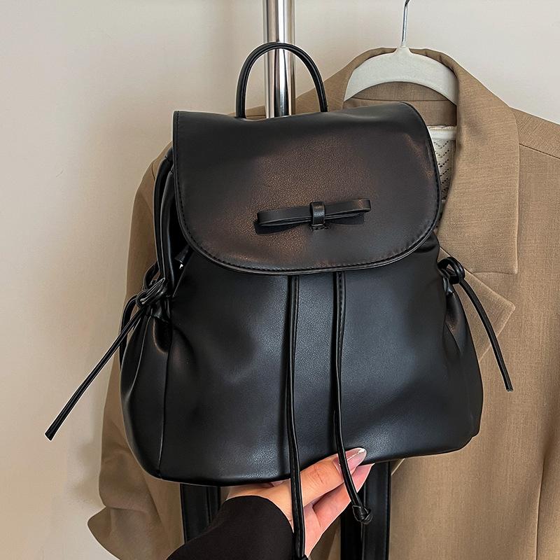 This Year's Popular Fashion Korean Version of Sweet Bow Casual Backpack 2025 Summer New Fashion Versatile Backpack