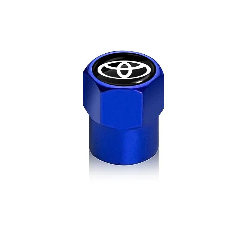 4Pcs Car Valve Stem Caps Cover Waterproof Car Accessories Goods For Toyota Yaris Hilux Corolla Prius Avensis Emblem Auris Rav4