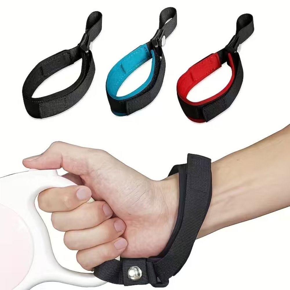 Retractable Dog Leash Wrist Strap Adjustable Dogs Leash Bracelet Ring Dog Training