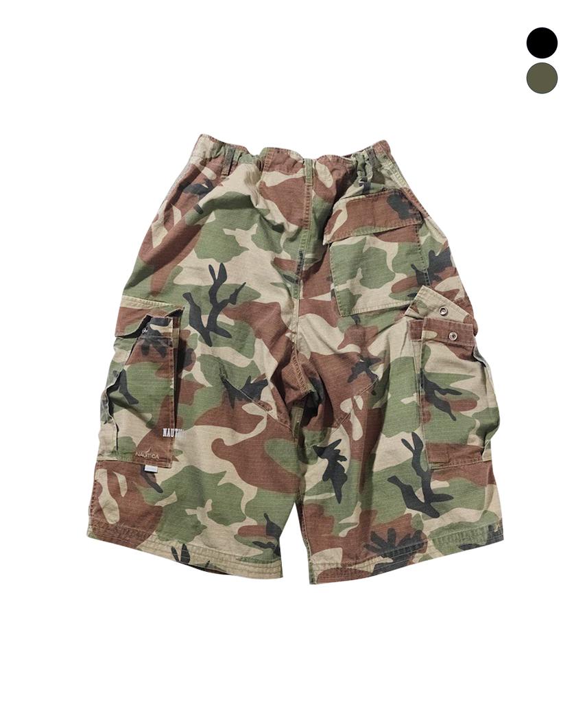 NAUTICA Ripstop Camo Curve Cargo Shorts (2 Colors) Jsp5966