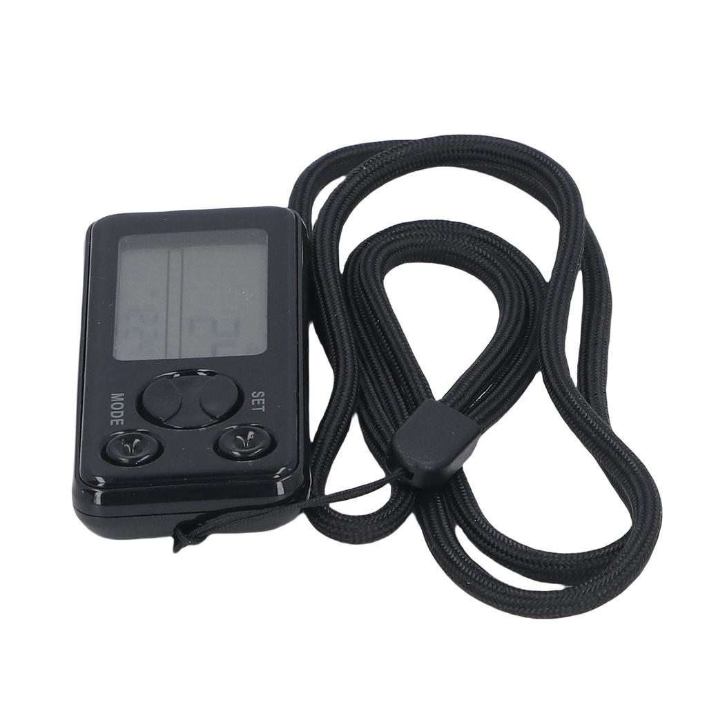 3D Schrittzähler zum Gehen LCD Hintergrundbeleuchtung Einfacher Schrittzähler Kalorienzähler mit Clip und Riemen 7