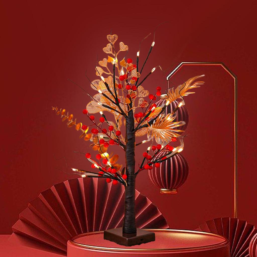LED Tree Lights, Fairy Lights Beautiful Ornament Night Light Lighted Bonsai Lamp For Festival