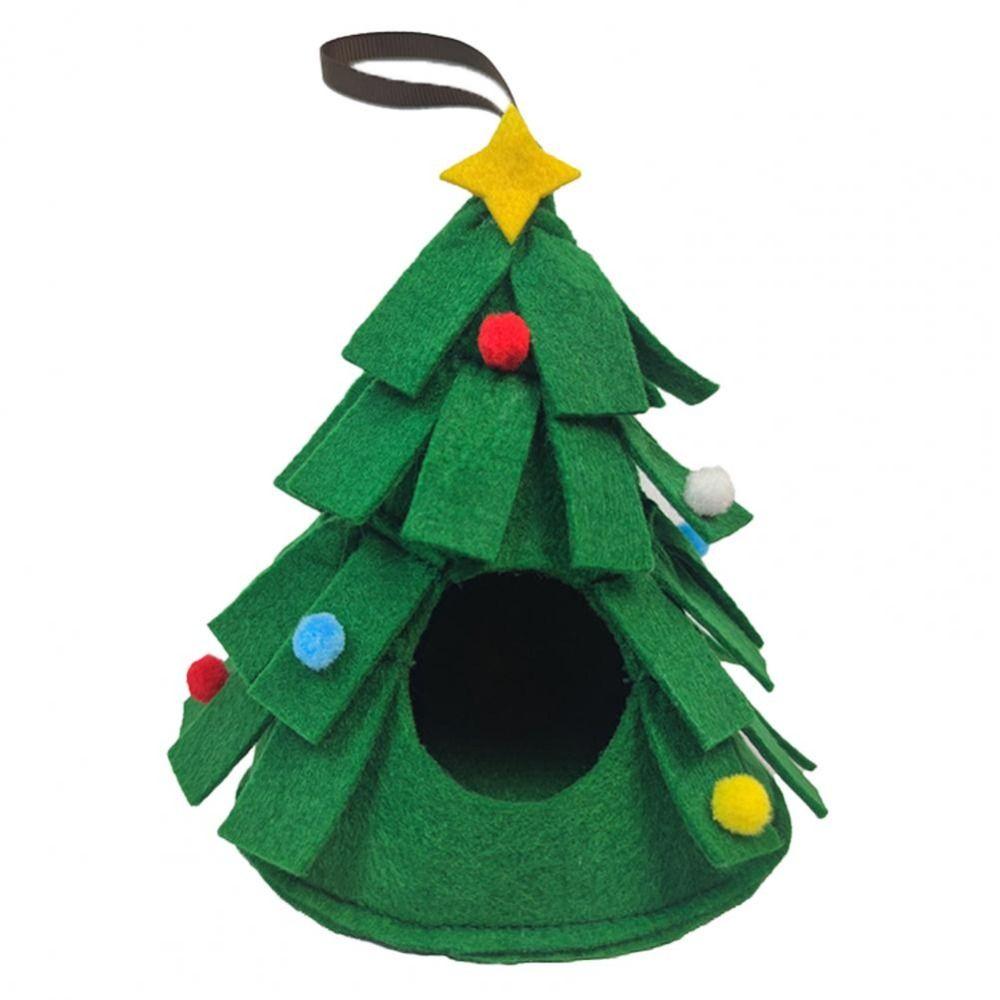 

Chinchilla Ferrets Plush Cozy Guinea Pig Soft Cave Bed Hideout Hamster House Pet Tent зелёный