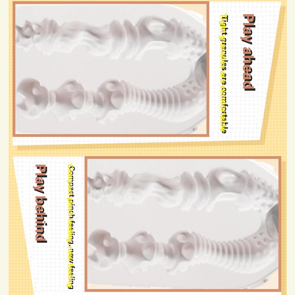 Male Portable Masturbator Cup Sex Toy for Men Penis Trainer Pocket Pussy Real Vagina Anal Airflow Suction Control Adult Products
