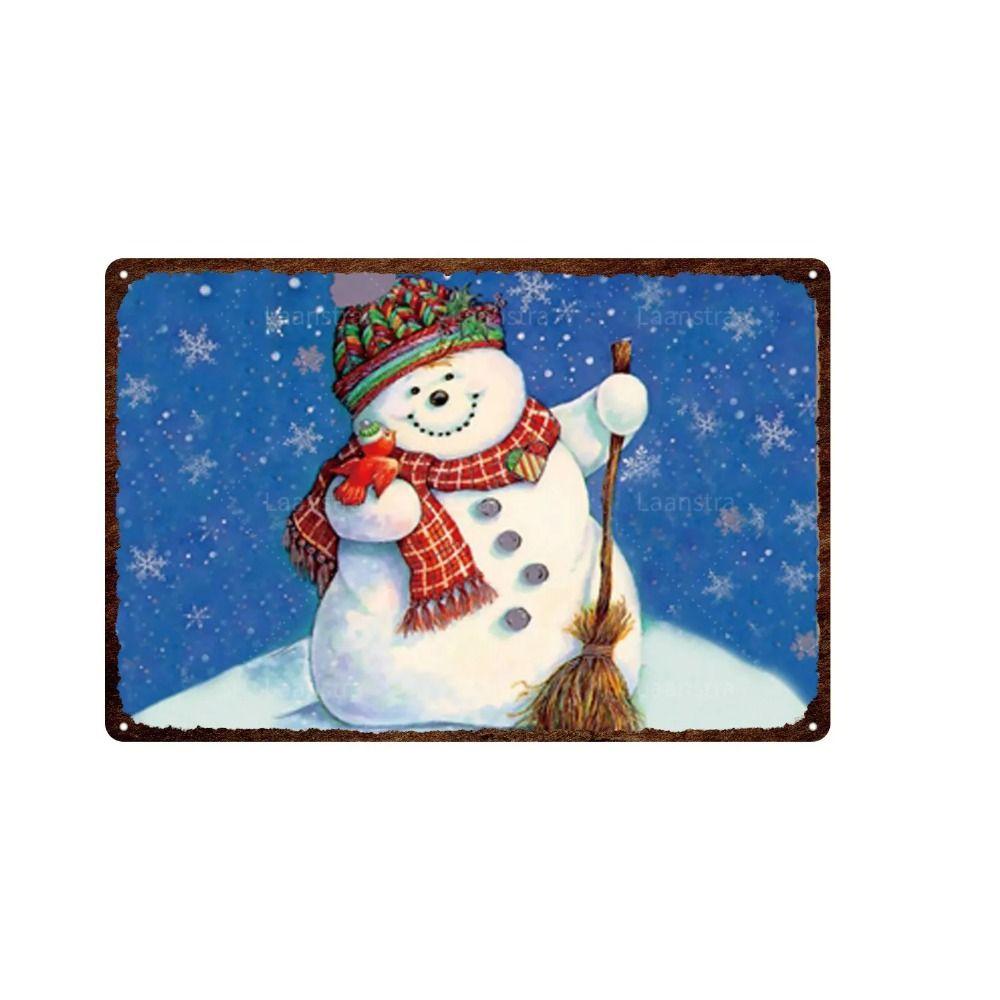 Metal Sign Halloween Cats Pumpkins Wall Decor 20x30 Cm