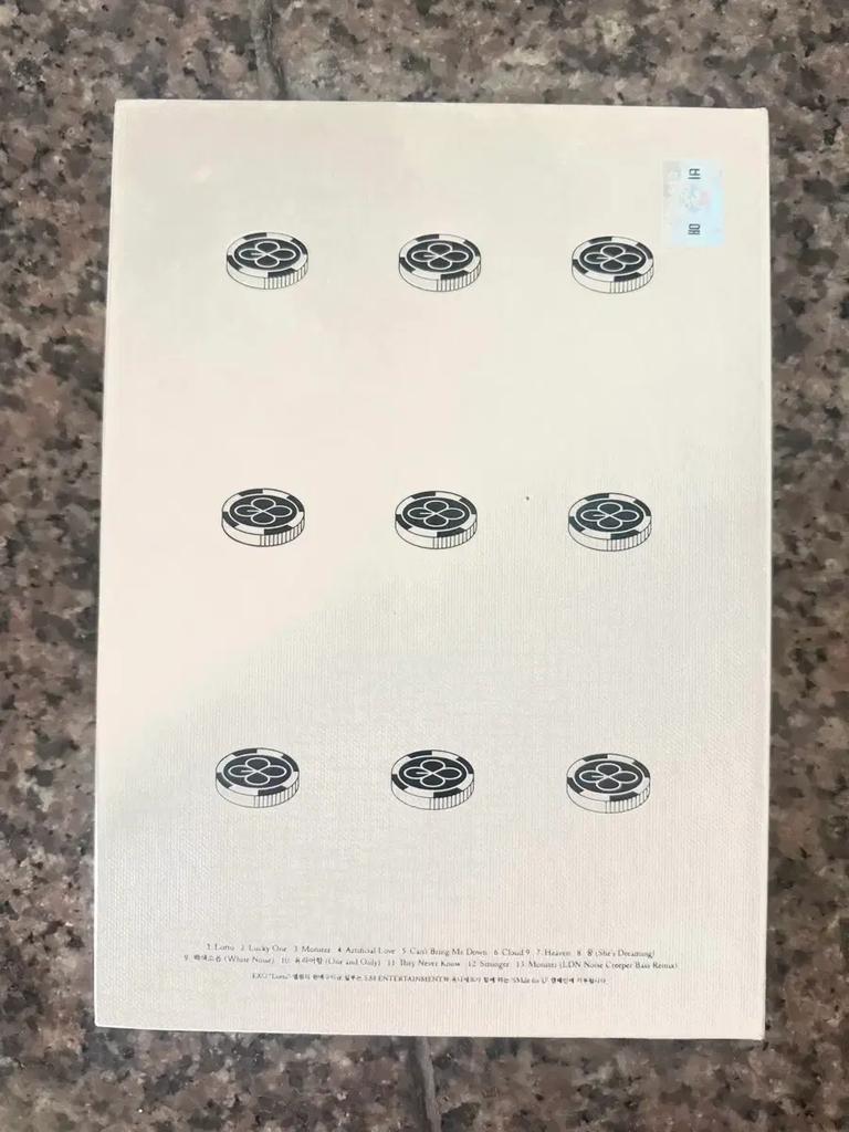EXO Secret Lottery Lotto Autographed Album Used