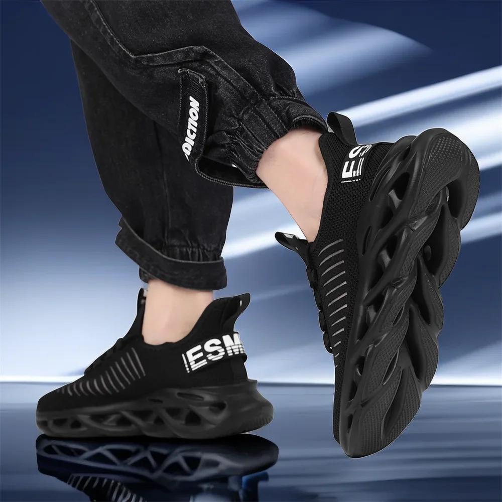 Men's Summer High Quality Mesh Breathable Lightweight Soft Soled Shoes Fashionable Versatile Casual  Tenis Masculino Sneakers