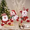 Weekly New Christmas Ornaments: Cartoon Santa and Snowman Dolls for Tree Decorations