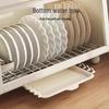 Kitchen Countertop Dish Drying Rack with Lid