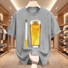 Funny Meme TShirt Cigarette And Beer Humor Joke Print T Shirt Unisex Fashion Casual Short Sleeve Streetwear Unisex Clothes Tops