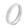 Silver Ring with Cubic Zirconia, Item Weight 1.53 G (2198963)