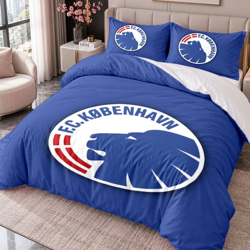 FC Copenhagen 3Pcs Bedding Set Duvet Cover With Two Pillowcases For Bedroom Home Decoration