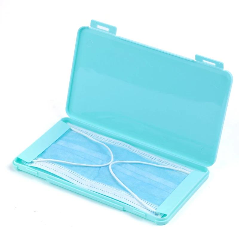 PP Mask Storage Box Mask Holder Available In Multiple Colors Portable Dust-Proof Moisture-Proof Children's Student Mask Box
