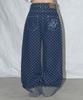 FANCY CLUB String Dot Roll-Up Pants (Blue) F25Qd890