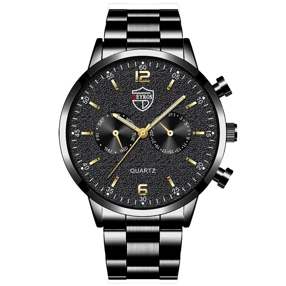 Fashion Watch Men'S Stainless Steel With Quartz Automatic Movement Watch