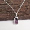 Coffin Amethyst Stone Trendy Daughter Gift Engagement Pendant Jewelry 925 Silver PP-54-2
