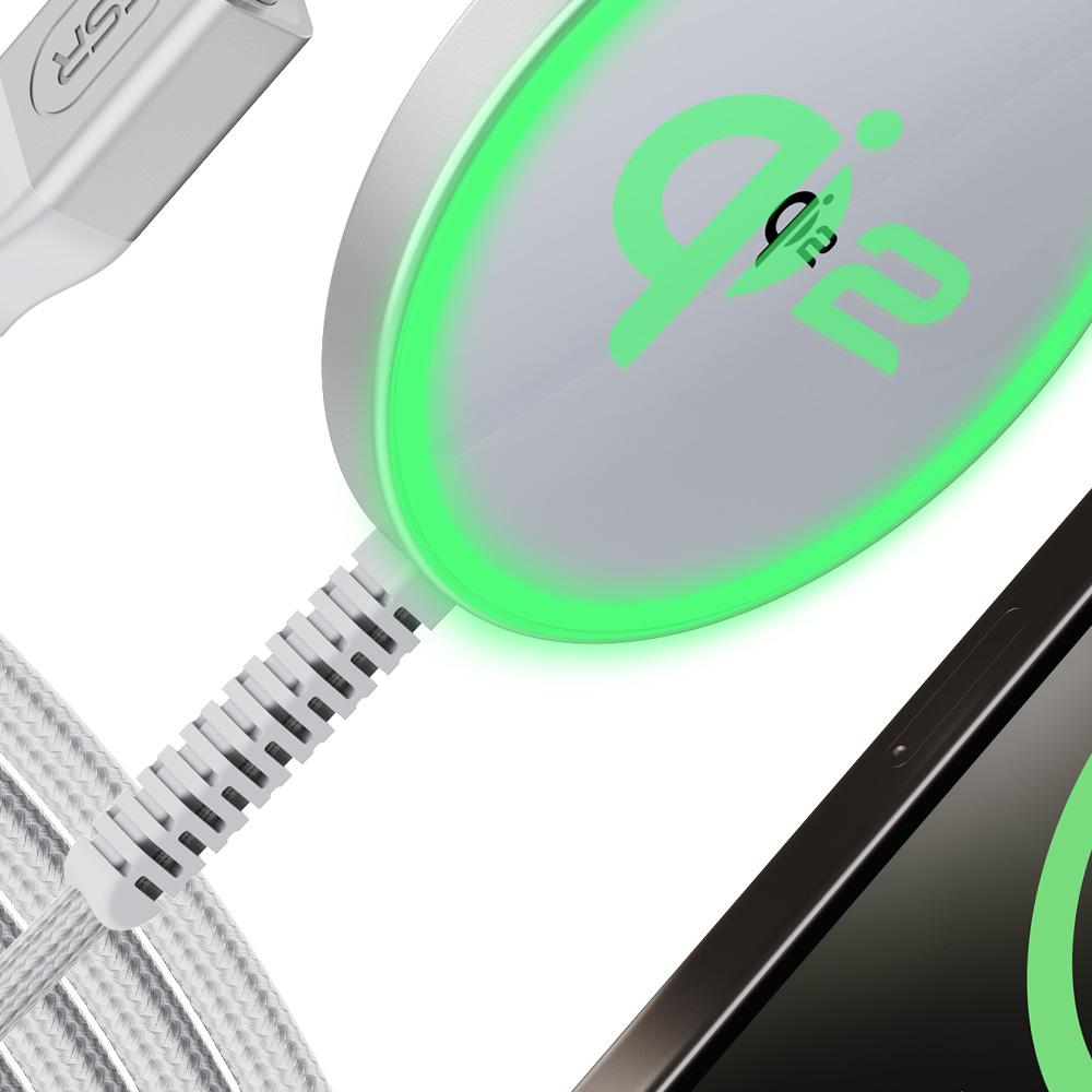 For Magsafe Charger Qi2 Wireless Charger Charging Pad for IPhone 16/15/14/13/12 Series AirPods 4/3/Pro 2 Phone Charging Part