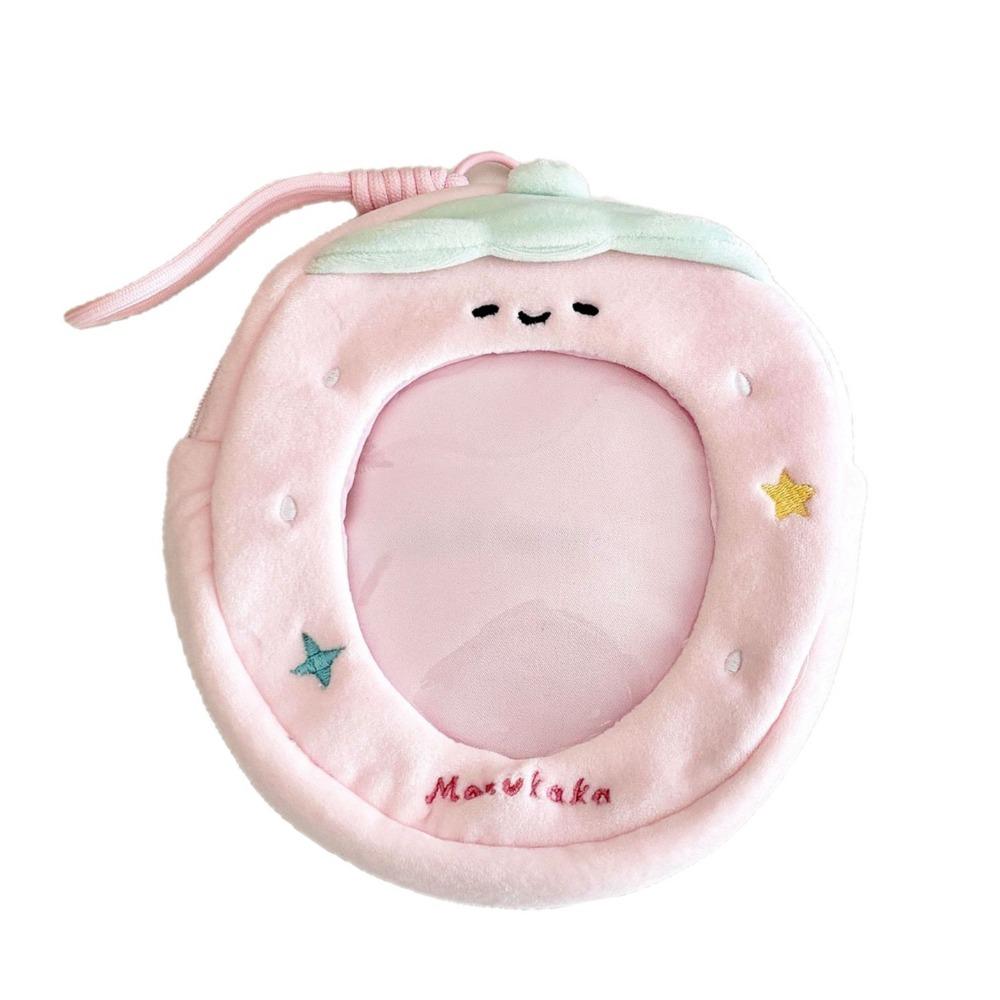 Cartoon Design Cartoon Doll Bag Plush Outdoor Doll Display Bag Mini Doll Storage Bag  Cotton Doll strawberry
