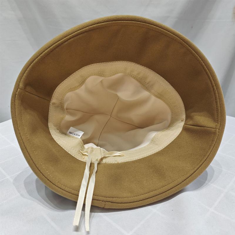 Fisherman Hat Women's Autumn Winter Wool Stitching Warm Hat