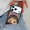 Arab Woman With Niqab Face eye Phone Case for iPhone 16e 15 14 13 12 17 Pro Max Plus Air 17pro Cover Coque