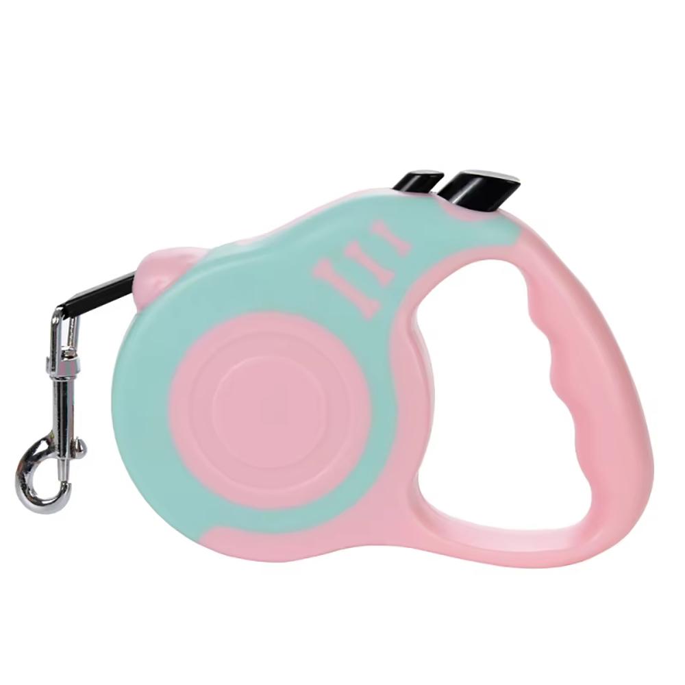 3M 5M Retractable Dog Lead for Small Dogs Puppies Extendable Pet Leash Ergonomic Handle Easy Control for Daily Walking Training