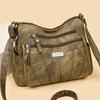 Bag Women's New Simple Large-capacity Messenger Bag Embroidered Thread Shoulder Women's Mother Bag