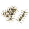 Natural Wood Grass Ball Sticks Teeth Chewing Ball String for Rabbits Chinchillas Guinea Pigs Hamsters Parrots