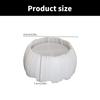 Epoxy Resin Storage Bowl Mold Flexible Striped Bowl Silicone Mold For DIY Enthusiasts And Craft Workshops