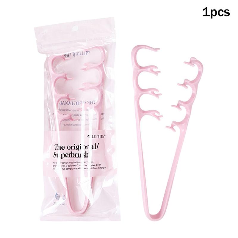 

[J]1pcs Volumizing Wide-Tooth Hair Styling Comb Curling Tools Fluffy Texture For Men Ideal For All Hair Types Hairstyling Tools розовый