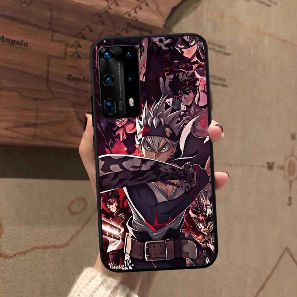 Black Clover Telefoonhoesje Voor Huawei P 8 9 10 20 30 40 50 Pro Lite Psmart Honor 10 Lite 70 Mate 20lite