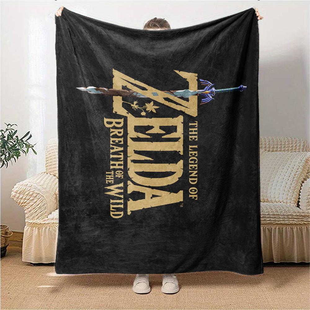Zelda'S Wild Adventure Blanket Soft Throw Blanket For Home Bedroom Bed Sofa Travel Office Solid Christmas Blanket