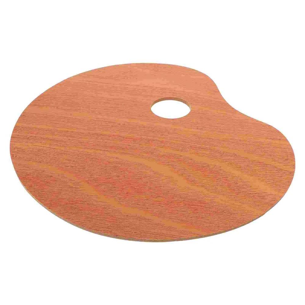 Painting Color Oil Paint Palette Oval/Square Acrylic Pallets Rack Color Mixing Board  Study Tool
