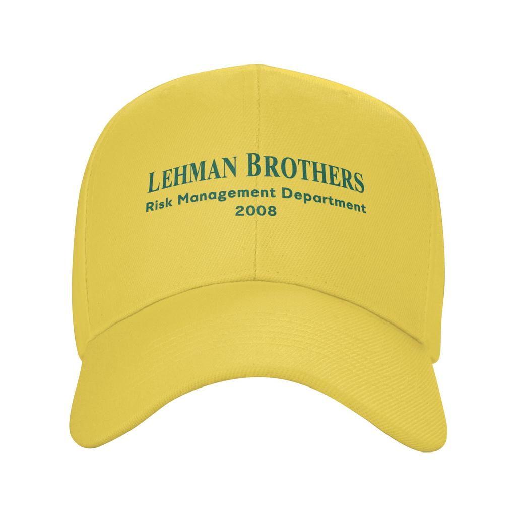 Lehman Brothers Risk Management Department 2008 Baseball Cap Street Style Men Trucker Hat Sun Visor Design Fishing Baseball Caps