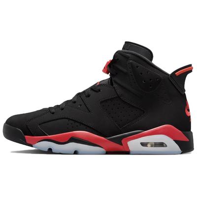 Air 6 Retro Reverse Infrared Unisex Παπούτσια Μπάσκετ Μαύρο/Light Crimson CT8529-001