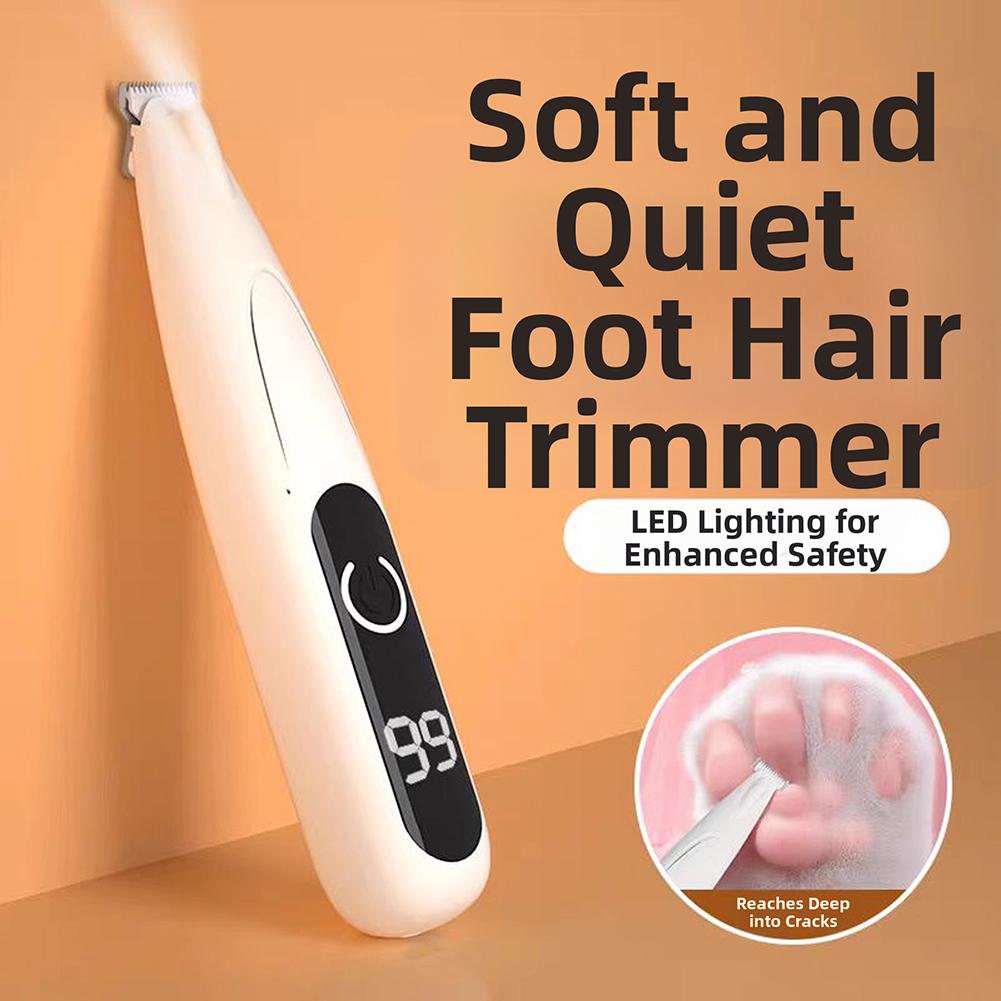 Dog Paw Trimmers Small Areas Quiet Cat Clippers Pet Paws Hair Shaver Dog Grooming Kit Home Grooming DIY Session Maintenance