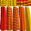 Long Strands Artificial Marigold Garland 1.5m Marigold Flowers Home Decor Pooja Wedding Events Decor Festival Ornament