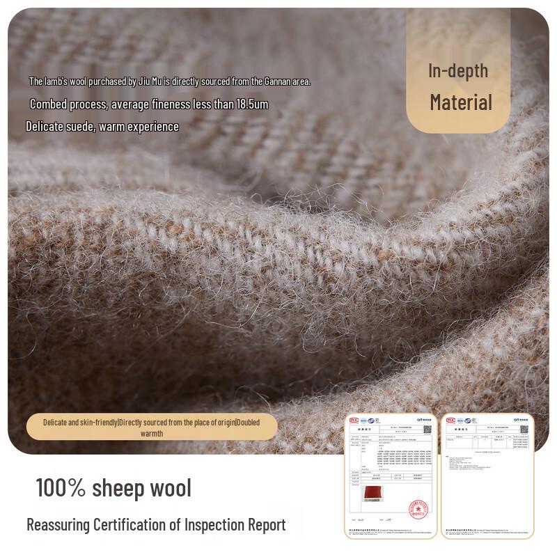 JIUMU Women's Pure Wool Scarf & Shawl