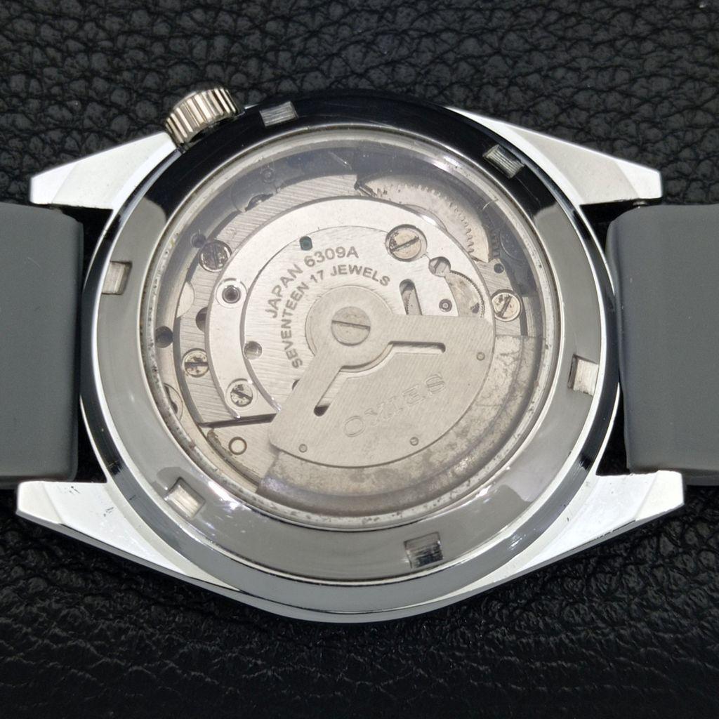 MENS VINTAGE SEIKO 5 AUTOMATIC REFURBISHED JAPAN GREY COLOR DIAL WATCH a440468-4 Sk-a440468