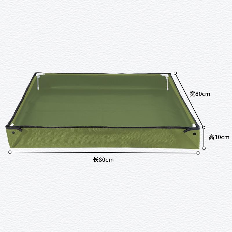 Foldable Shower Base Portable Shower Pan with Drain Hose Camping Tent Floor Base Outdoor Shower Tray for Beach Travel Camping